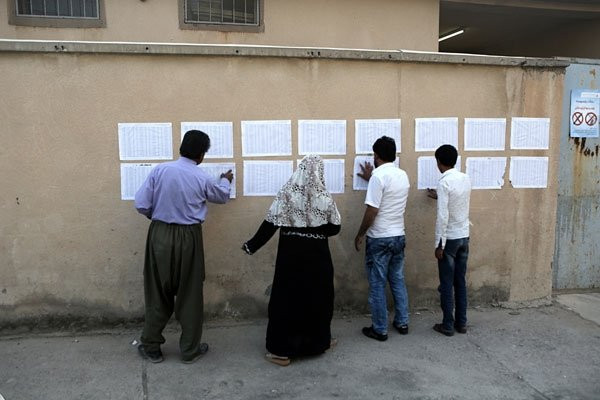 Kuzey Irakta oy verme işlemi başladı