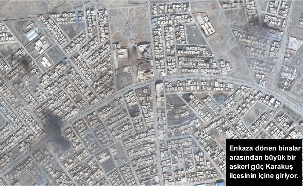 Musul operasyonundan sonra uydudan Musulun görüntüleri aktarıldı